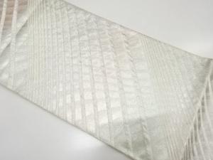 斜め縞模様織り出し　袋帯